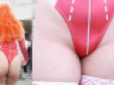 おかわり♡ドスケベコスプレイベント・レポート～超デカケツ＆超モリマンハイレグレイヤー様♡全身オカズの罪深