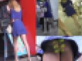 【盗撮！】後ろ姿から分かるwwスレンダー系長拭＂人お姉さんのスカートの中を狙って逆さ撮り！！