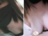 もっさりヘアーの色白彼女がきまぐれ通話で