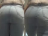 SEXY-DENIM4★まるでレギンスのようなスキンタイトデニムを穿いたエロ過ぎる美形女子を大追跡‼