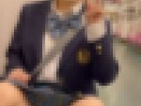盗撮日記138　初登場！！青チェッククラスの無口だけど実は激カワな童顔J系ちゃんを電車内とトイレ内で盗撮【※完全主観33分超