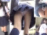 バレた大失態！階段で服美女の追い撮りパンチラ盗撮動画19
