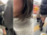 梟の痴〇報告094（朝の最強でミニスカブーツの女子大生に前から生マン）