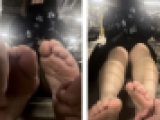 口リ系美女22.5cm超激弱足裏くすぐりで喘ぐ！5分4秒