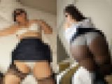 個撮◎巨乳OLが事務姿で痴女プレイ＆ドMな本性曝す悶絶SEX