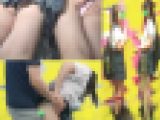 【再販セール11/26迄】白濁したお汁を垂れ流すJ〇二人組をトイレに連れ込み無理矢理バックから生ハメ中出し！