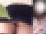 まさかノーパン！？高身長バイトちゃん　納得の太ももはシコ度満点　最高のタイツ食い込み