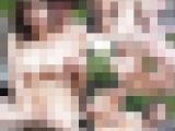 推定Hカップ爆乳の看護師を露天風呂で●●…乳首をこねくられデカパイ揉みしだき・口内とマ●コに肉棒ねじ込まれ串刺しカンで中出しされ