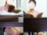 社内で人気のお姉さんに密着　　官能的な雰囲気の中、胸とパンティーを至近距離から