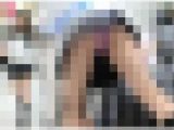 女学生の柔らかお尻突き出し大開脚パンチラ盗撮