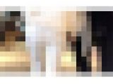 【４K・高画質】#57 彼氏とイチャつく韓国風美女の薄ピタ白パン美尻に密着