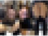 【スケ乳首MAX】ノーブラ美女の透け乳首＆食い込み紐Tバックが激エロ!!街中で肉感フェロモンを撒き散らす変態っぷり(笑)