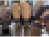 【マスク顔出し】勃起乳首超ビンビンの食い込みTバック美女♪マ●コ＆アナルの奥の奥まで見せつけるド変態痴女!!【前編】