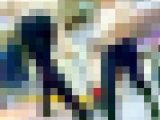 No.358黒スキニーからの足先にかけての美脚ライン！ついつい見てしまうお姉さん