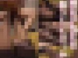美脚女子大生の黒ストにぶっかけ