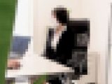 巨乳新入社員が見せつけ誘惑♡上司の前なのに美巨乳揉みしだく♡【OL/パンチラ】