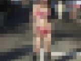 素人投稿動画 画面拡大/画質向上版「私、人に見られるのが大好きなんです」どこでも余裕で裸になる顔バレNGのド淫乱OLさん 【P