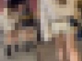 生足に白ショートパンツが魅力なギャル2人組