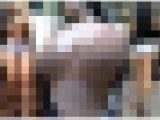 【Kカップ爆乳】ノーブラ勃起乳首の爆尻グラマラス美女!規格外のダイナマイトBODYに周囲の視線が集中!